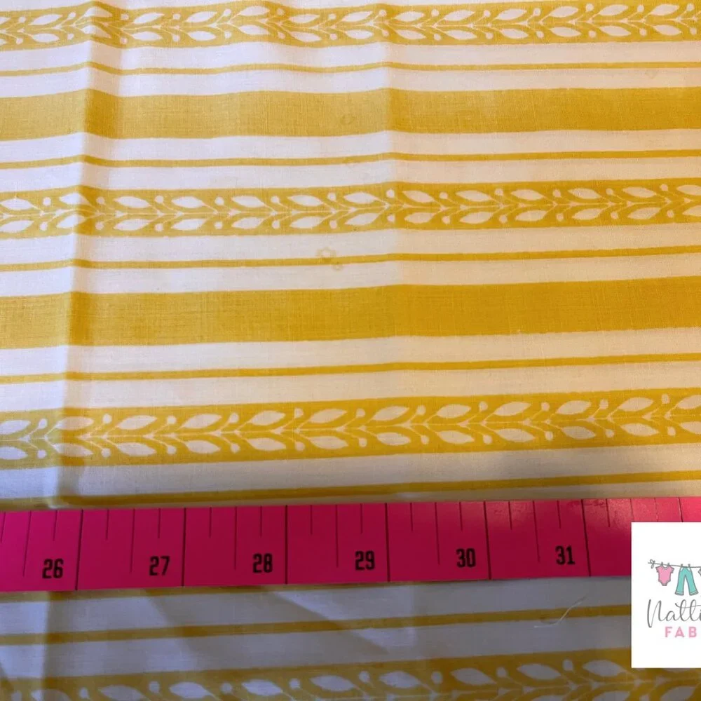 Vintage Harvest Gold Striped Pillowcase by‎ Utica Stevens